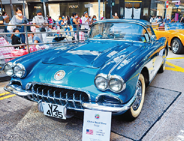 ■1958年雪佛兰Corvette是本地鲜见的美国跑车。 ■1958年雪佛兰Corvette是本地鲜见的美国跑车。