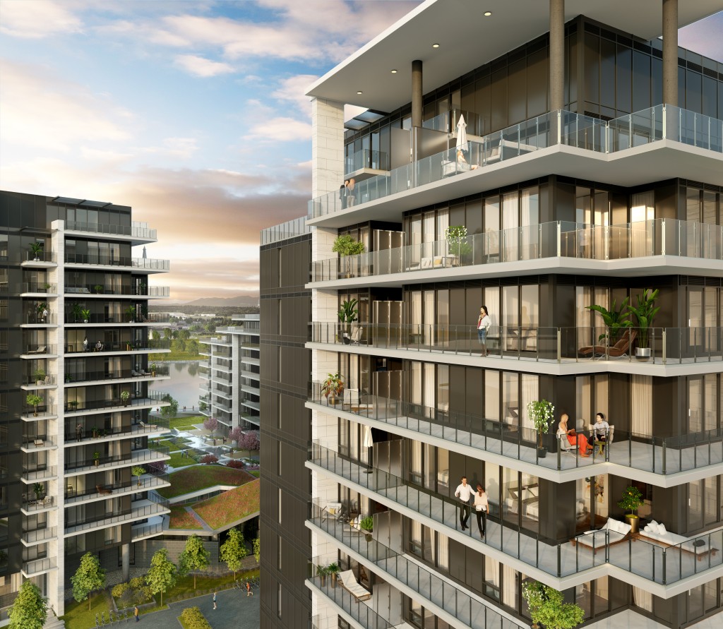 Hollybridge at River Green單位間隔多元化，單位面積由582呎至2,069呎等。