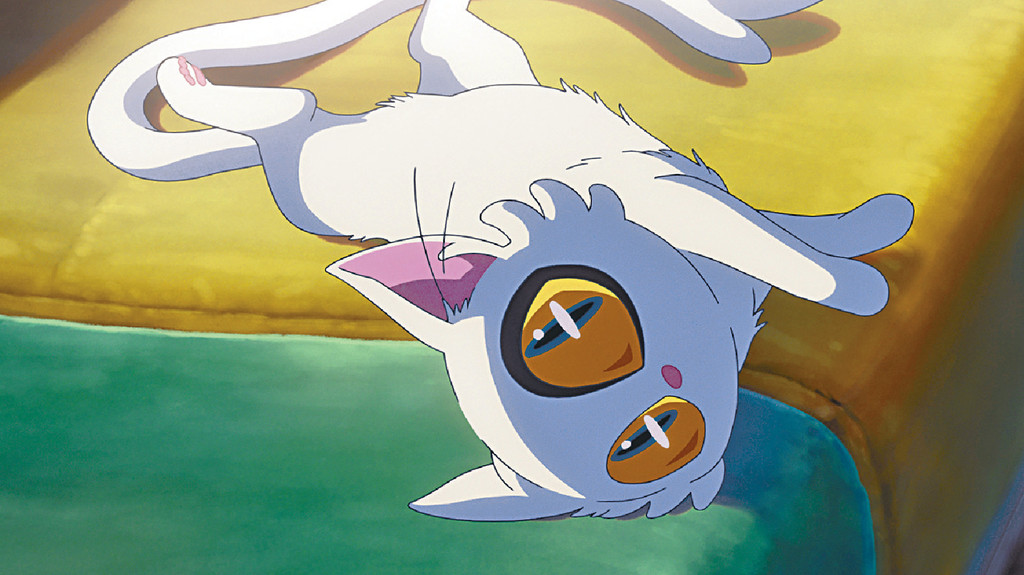 全片最曳
■佢系大臣，本来系「要石」，因为铃芽嘅释放，变成识得讲人话嘅白猫，最钟意整鬼草太同铃芽。