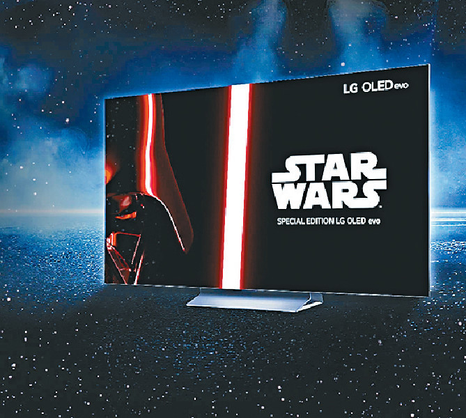 ■LG跟Lucasfilm合作推出星戰限量版65吋OLED evo C2電視。
