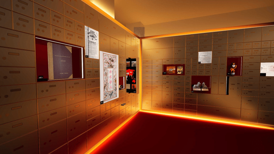 模擬金庫以1986年滙豐總行大廈開幕時的金庫為靈感。