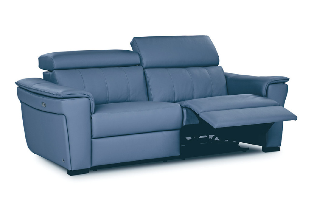 ■意大利Orlando全真皮电动弹脚梳化