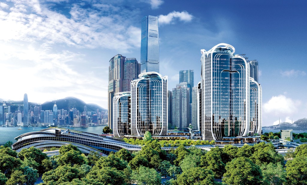 新地高鐵西九龍總站發展項目 IGC（效果圖）